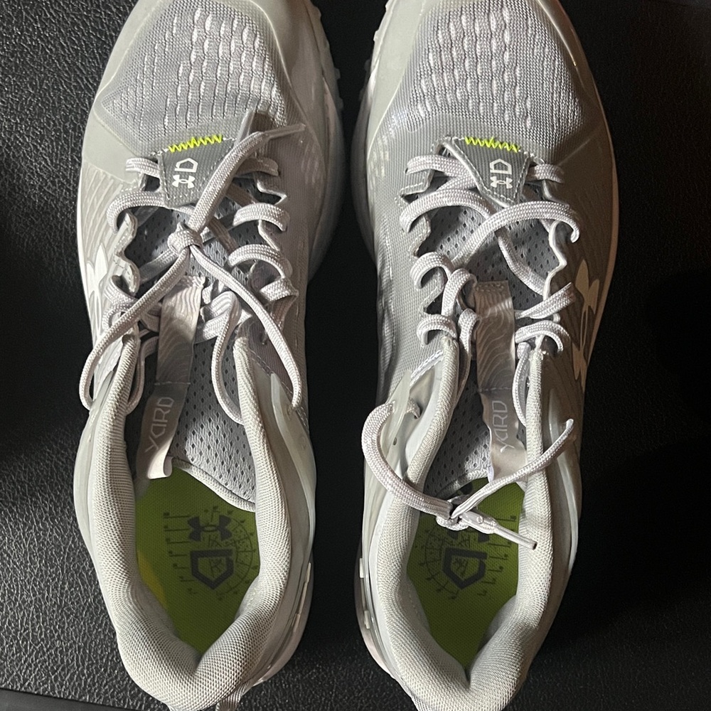 Under Armour Women's Gray and White Athletic Shoes